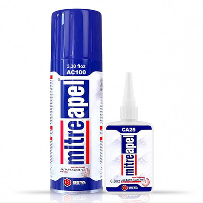 CA Glue with Activator (0.80oz-3.30fl oz) Instant Bond Professional Cyanoacrylate Adhesive and Super Glue Accelerator