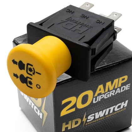 20 AMP Upgrade New Improved Design Blade Clutch PTO Switch Replaces Cub Cadet Tractor GT1554 GT2554 LT1018 LT1022