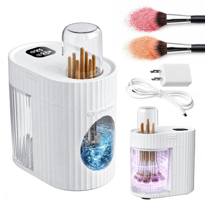 3 IN 1 Electric Makeup Brush Cleaner & Dryer, Automatic USB Deep Cleaning Machine, Portable Quick Clean & Dry [No