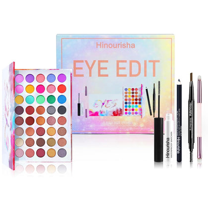 Eyeshadow Palette for Women, Teenage Full Eye Makeup Kit, Makeup Gift Set for Girls, Eye color Essential Include 40