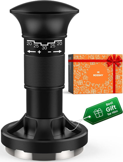 58.35 Espresso Tamper, Coffee Tamper for 58mm Precision Baskets | Spring Loaded Tamper with Click Feedback
