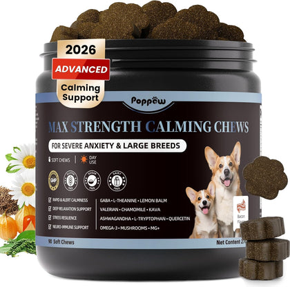 Calming Chews for Dogs - Advanced Calming Treats for Dogs Anxiety