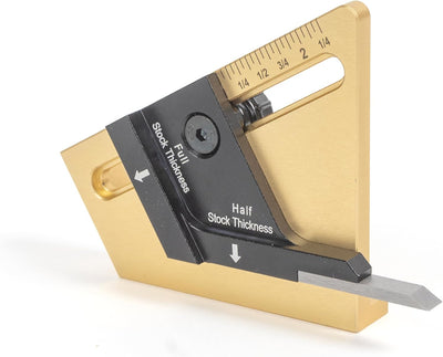 HALFSET PRO Precision Center Gauge Find Exact Half Thickness