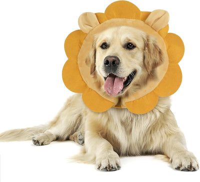 Inflatable Recovery Dog Collar, Protective Donut Cone, Adjustable Soft Collar for Dog and Cat After Surgery Prevent