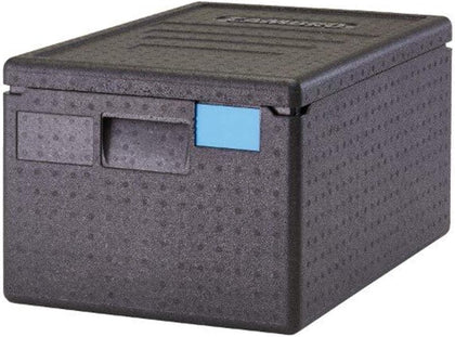 Cam GoBox Top-Loader Food Pan Carrier, Black | Maintain Safe Hot or Cold Temp for at least 4 hours, Lightweight
