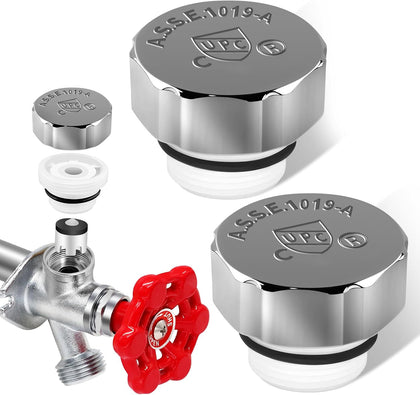 Chrome Outdoor Faucet Repair Kit, ASSE 1019-A Vacuum Breaker Outside Faucet Repair Kit, Hose Bib Spigot Repair Kit