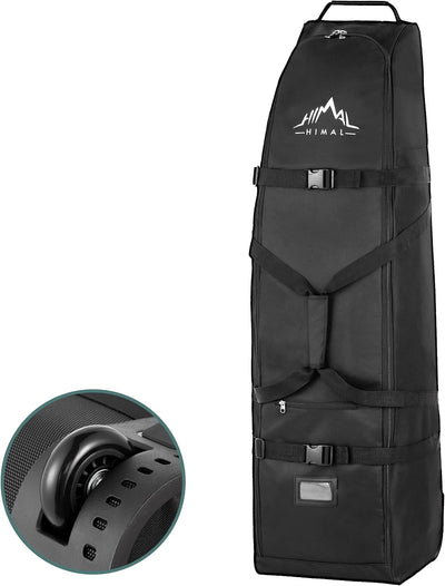 Soft-Sided Golf Travel Bag with Wheels, 600D Oxford Fabric