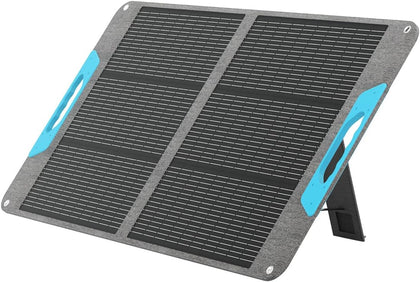 100W Portable Solar Panel for Power Stations, 25% High Efficiency | N-Type 100 Watt Foldable Solar Panel with