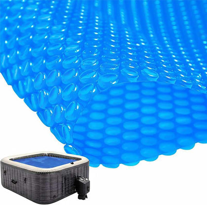 12 x 24 ft Blue Rectangle Solar Pool Cover 16 Mil Solar Blanket for Above Ground Inground Pools Heavy Duty Floating