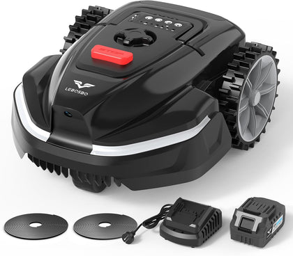 V3 Robotic Lawn Mower with AI Vision Obstacle Avoidance, Smart APP Control, Low-Noise Operation, Adjustable Cutting