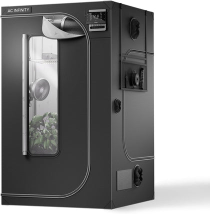 CLOUDLAB 844, Advance Grow Tent 4x4, Thickest 1 " Poles. | 2000D Mylar Canvas with Lab-Tested Highest Reflectivity