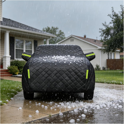 Anti-Hail Car Cover for Mercedes-Benz E300 E63 AMG S 2006-2024,Hail Protector Car Cover Padded Heavy Duty Waterproof