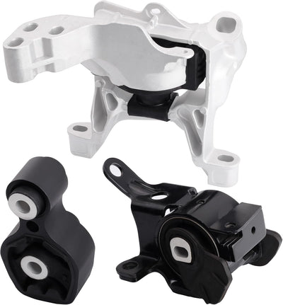 Engine Motor & Transmission Mount Kit - Compatible with 2014-2018 Mazda 3 2.0L & 6 2.5L & CX-5 2.5L - 3-Piece Set A4446 A4438 A4439