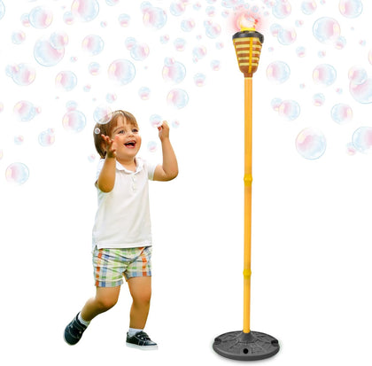 Tiki Torch Bubbler - Bubble Machine - for Kids, Teens