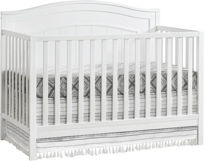 North Bay 4-in-1 Convertible Crib, Snow White, GreenGuard Gold Certified
