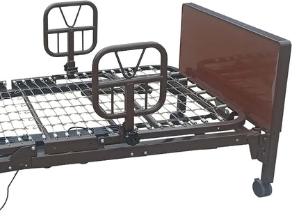 Bed Assist Rails (Set of 2) – Fits Some Metal Hospital Beds – for Repositioning & Getting in and Out of Bed Safely –