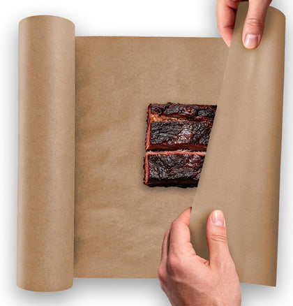 Brown Butcher Paper Roll, 18" x 180', Food-Grade Paper