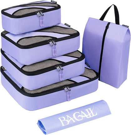 6 Set Packing Cubes,Travel Luggage Packing Organizers