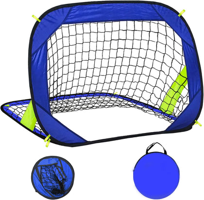 Pop Up Soccer Goals Nets for Backyard Beach Soccer Training Net Mini Portable Foldable Lightweight Indoor + Outdoor