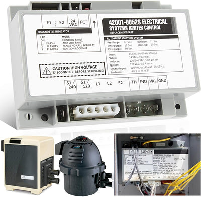 sixcow 42001-0052S Igniter Control Module Replacement for Pentair MasterTemp & Sta-Rite Max-E-Therm Swimming Pool and Spa Heater Electrical System