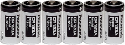 Industrial CR123A Lithium Battery 3V 6 Pack
