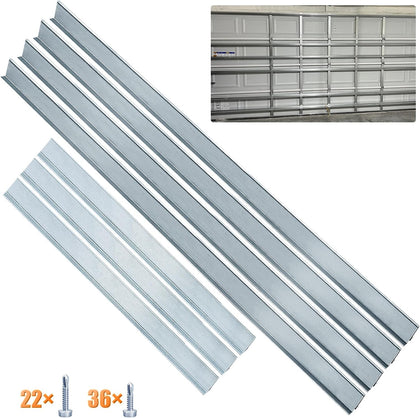 Heavy Duty Garage Door Reinforcement Struts - Ultimate Hurricane, Storm, Snow, and Wind Protection, Garage Door