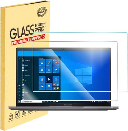 (2-Pack) 15.6" Laptop Screen Protector Tempered Glass for 15.6 HP/Dell/ASUS/Sony/Samsung/Lenovo/Acer/MSI/LG and All