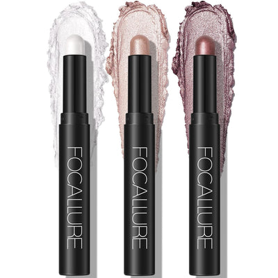 3-Pack Cream Eyeshadow Sticks, Shimmer, Champagne/Frost/Mars