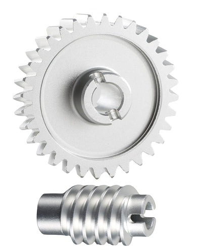 Upgrade Aluminum Alloy Drive and Worm Gear Kit Compatible with LiftMaster Craftsman Chamberlain Master Mechanic Garage Master Door Opener Access System Replace# 41A2817 41C4220 41C4220A