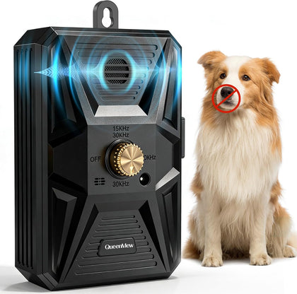 Anti Barking Devices, Auto Ultrasonic Dog Bark Deterrent Devices with 3 Modes, Rechargeable Bark Box Barking Control