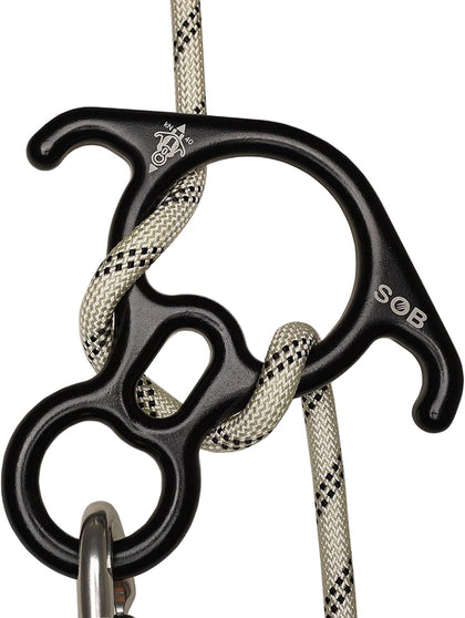 Rescue Figure 8 Descender Belaying Belay Device Rock Climbing Rappelling Gear Aluminum Magnesium Alloy for