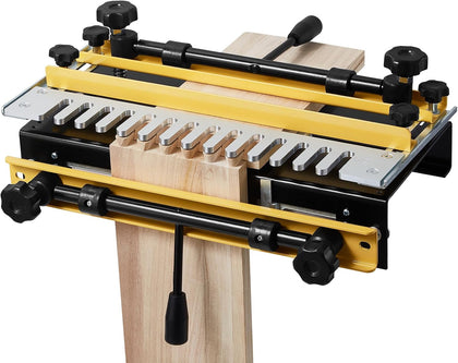 Dovetail Jig, 12 in Width, Dove Tailing Router Jigs with Router Bit & 1/2” Template, Precise Alignment Dove Tail Jig