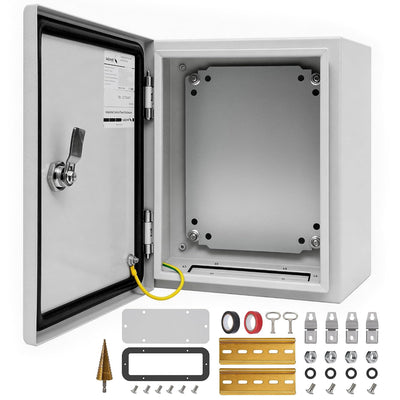 12x10x8 NEMA 4X Enclosure Metal Outdoor Electrical Enclosure Box