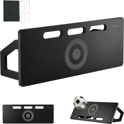 Soccer Rebounder Board, Portable Soccer Wall with 2 Angles Rebound, Foldable HDPE Kickback Rebound Board, Soccer
