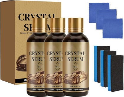 2PC Crystal Serum,9H Advanced Graphene Ceramic Coating for Cars,Long Lasting Paint Sealant for Ultimate Shine &