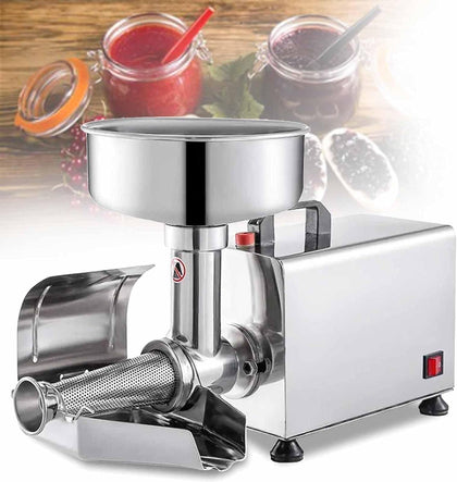 Electric Tomato Strainer, 450W Commercial Tomato Milling, Food Strainer and Sauce Maker, Electric Tomato Strainer