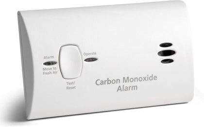 Carbon Monoxide Detector, AA Battery Powered, Portable for Travel or Home, 85 dB Alarm, LED Status Indicators, 3rd
