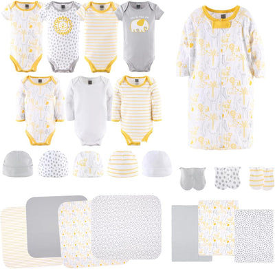Baby Layette Gift Set for Baby Boys or Girls - 23 Piece New Born Baby Unisex Gift Set, Baby Clothes & Newborn