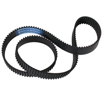 Pack of 2, BELTPLUS 736-8M-15 HTD 8M Timing Belt 736mm Pitch Length, 15mm Width, 8mm Pitch, 92 Teeth, Synchronous High Torque Drive Rubber Industrial Power Transmission Belt Replacement