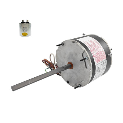 ORM5458B Condenser Fan Motor 1/3 – 1/6 HP 1075 RPM 208-230V 2.0A | Ball Bearing Compatible with A.O. Smith F48U23A01