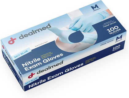 Nitrile Exam Gloves - Powder-Free, Latex-Free, Disposable Medical Gloves