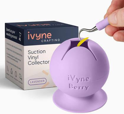 Berry Suctioned Vinyl Weeding Scrap Collector & Holder for Weeding Tools for Vinyl - Purple