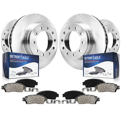 8pc Front & Rear Brake Kit for 2013-2024 Ram 4500 5500