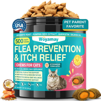 Flea and Tick Prevention for Cats, Itch Relief Chews