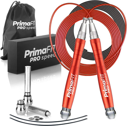 Pro Speed Jump Rope for Adults, Weighted Skipping Rope for Boxing | Adjustable Jumping Rope for Fitness Workout &