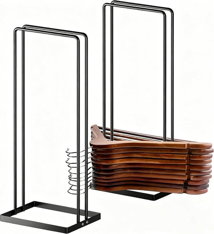 Hanger Stacker 2 Pack, Clothes Hanger Holder Organizer for Closet Laundry Room, Organizer Stacker for Coat Wire