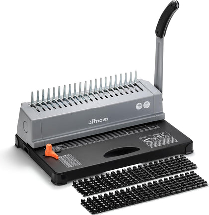 Binding Machine, 21-Hole 450 Sheets Paper Comb Punch Binder Machine for Letter Size / A4 / A5 Paper, Easy to Punch