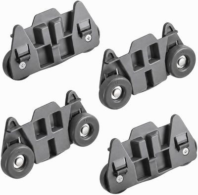 4 Pack Dishwasher Lower Rack Wheels Assembly for Maytag MDB4949SDH0 MDB4949SDM0 MDB4949SDM1 MDB4949SHW0 MDB4949SHZ0 MDB5969SDM0 MDB6949SDE0 Bottom Basket Dish Rack Replacement Parts