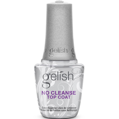 No-Cleanse No Wipe UV/LED Gel Nail Polish Top Coat Sealer, 15mL
