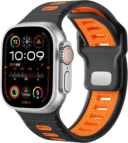 Sport Band Compatible with Apple Watch Ultra 2 3/Ultra Band,Compatible with Apple Watch Bands for Men 49mm 46mm 45mm